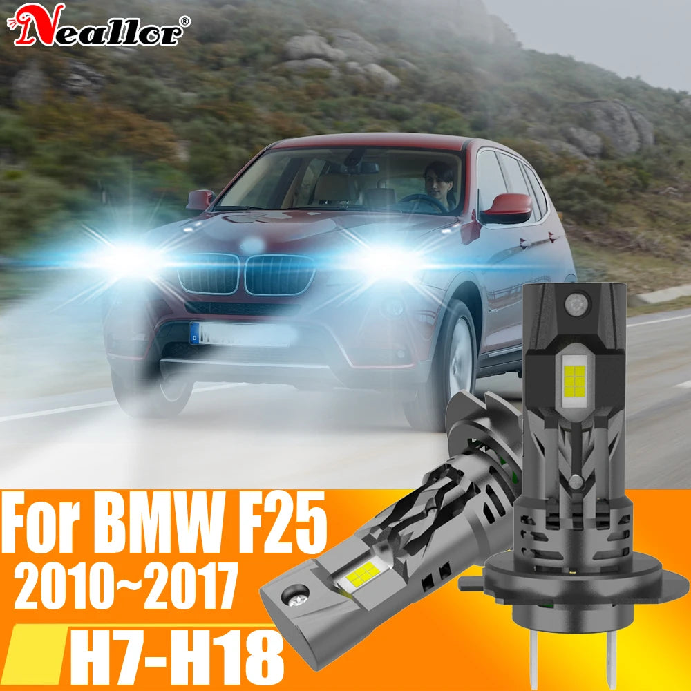 High Power H7 Led Headlight Canbus No Error H18 Car Bulb 6000K White Light Moto Diode Lamp