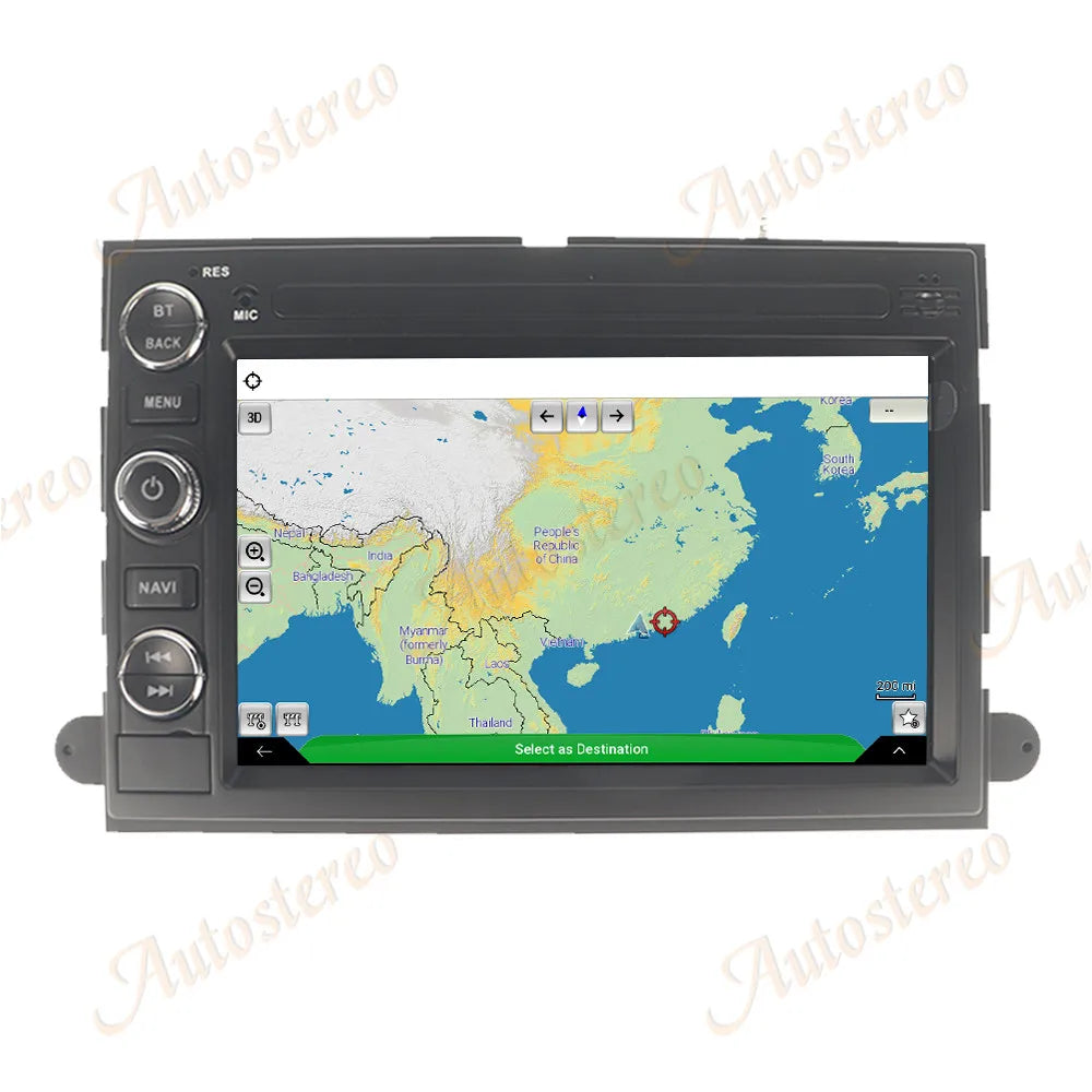 7 Inch Car Radio for Ford Mustang Explorer F150 2003-2008 CarPlay Android 14 Multimedia Pl