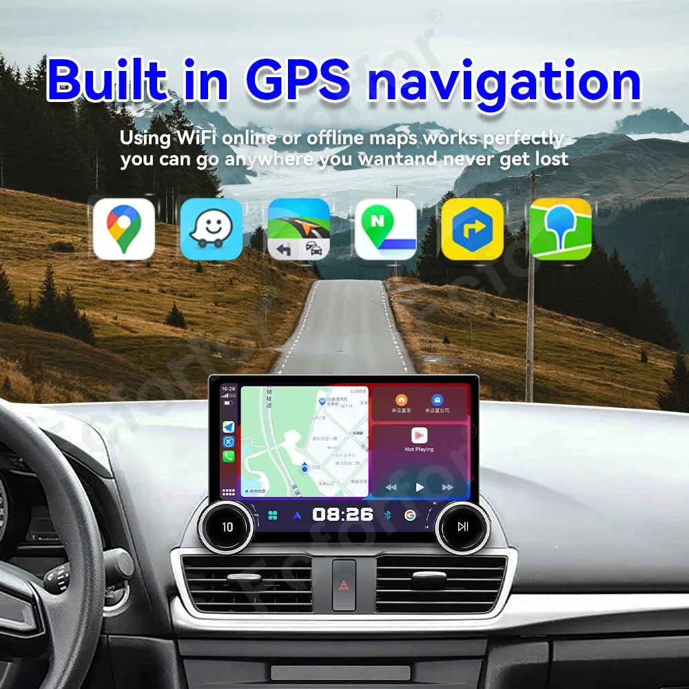 Android 15 HD Touch Screen CarPlay Sleek Modern Upgraded 11.5 Inch Android Auto GPS Media