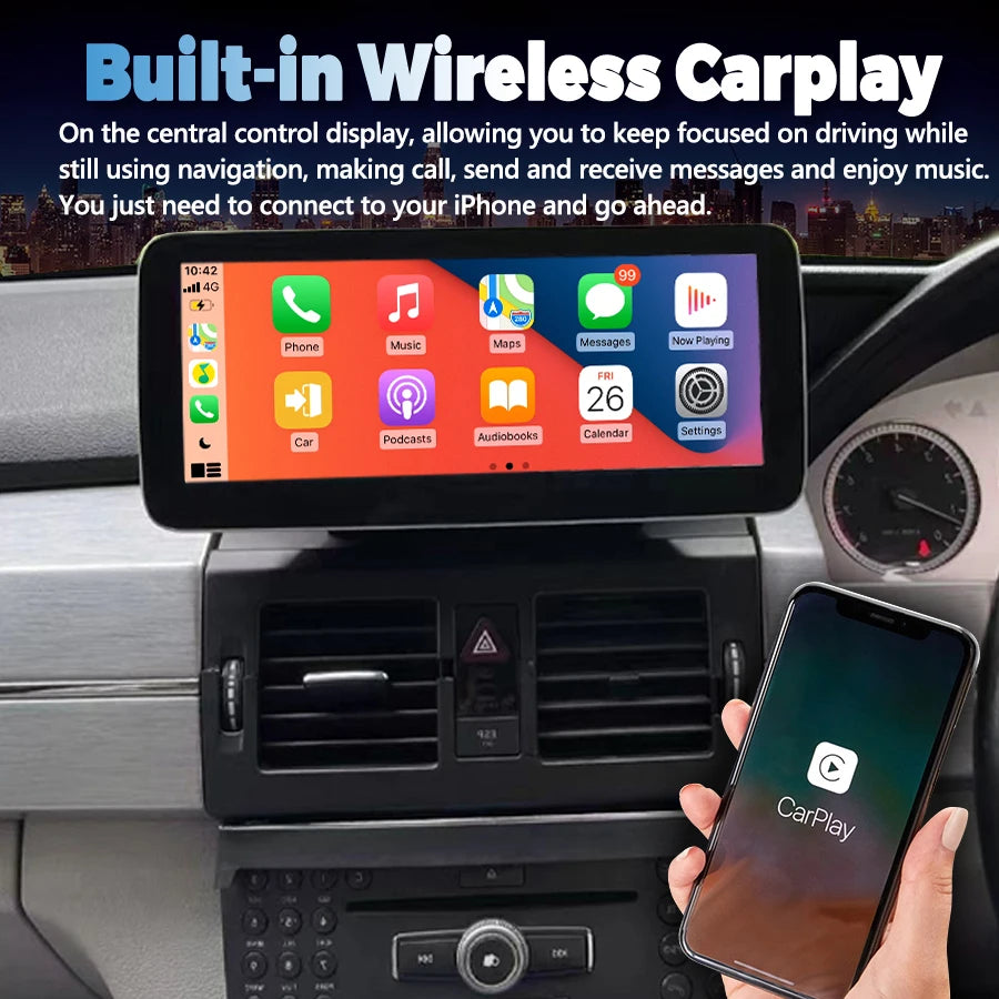 RHD Car Multimedia Video Player For Mercedes GLK 280 GLK300 GLK350 GLK260 GLK200 X204 2009