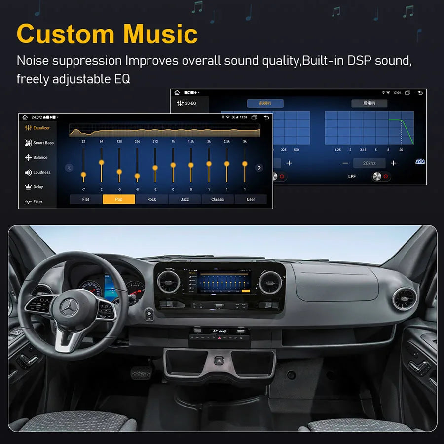 RGB - Ambient Light - for Mercedes W906 2016-2020 - Car Interior Lighting