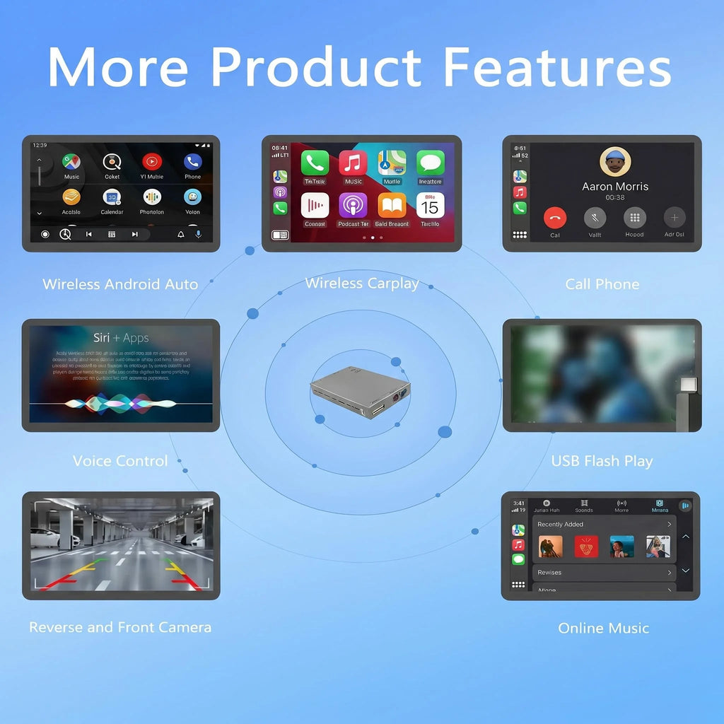 Wireless CarPlay Android Auto For Land Rover Bosch Host Rover Jaguar XE/XF Link Multimedia
