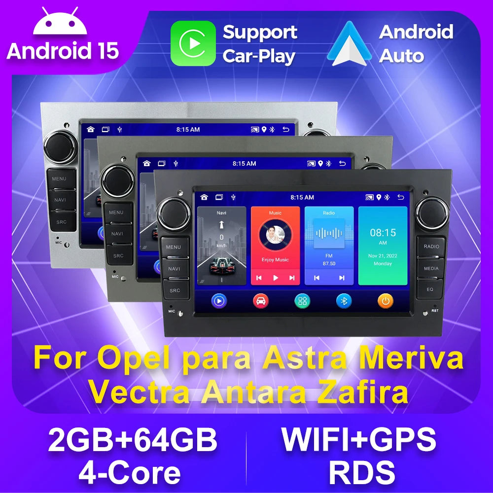 Carplay Android Car Radio for Opel Astra H G J Meriva Vectra C Antara Zafira B Corsa D GPS | AUTOKITSHOP