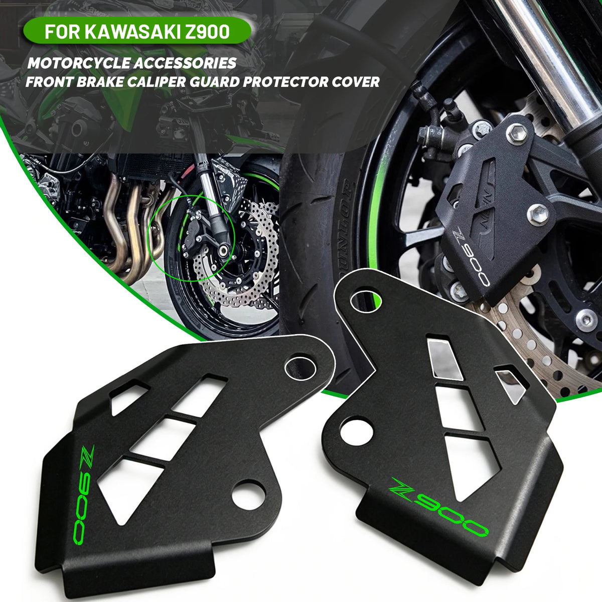 For Kawasaki Z900 Z900RS Z900SE Z 900 2017-2024 Motorcycle Front Wheel Disc Brak for Z900 2017-2024 - Automotive LED Lig
