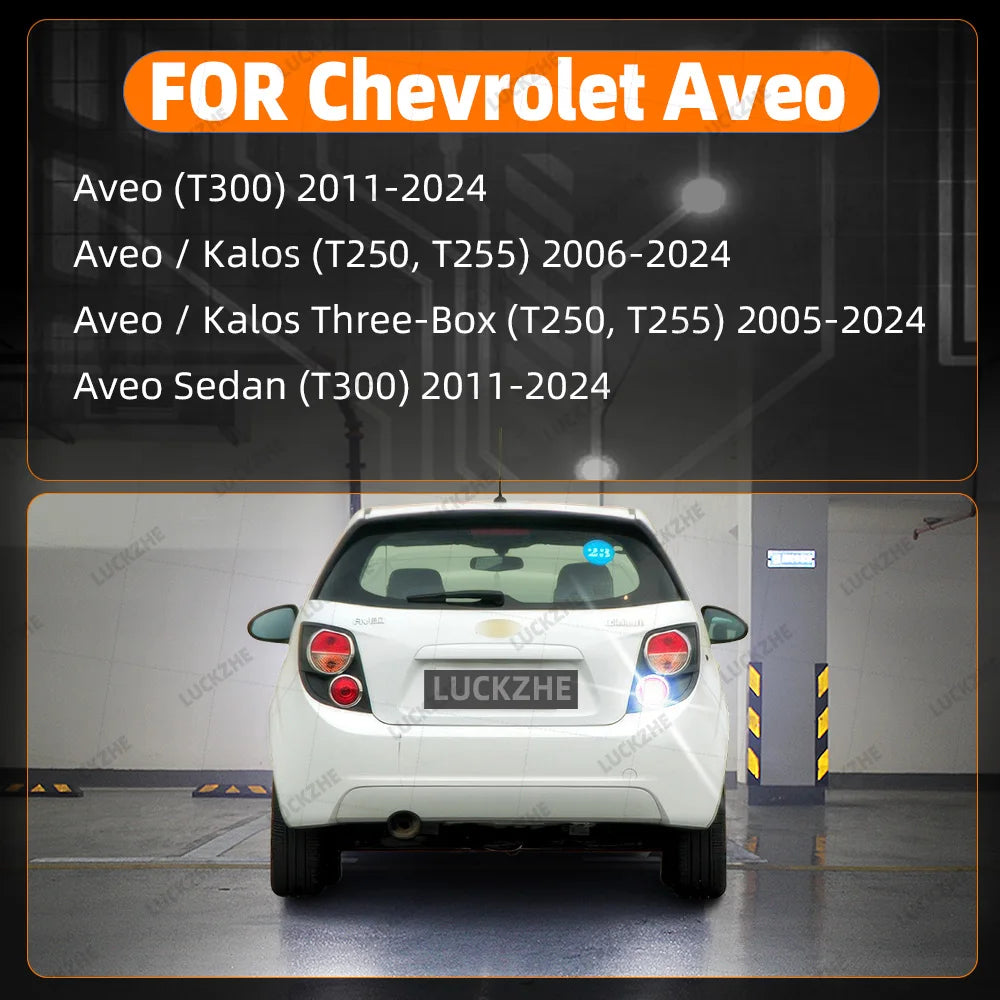 2-Piece LED Interior Light Kit for Chevrolet Aveo Kalos 2005-2018 - Canbus Dome Map Door Trunk Bulbs | AUTOKITSHOP