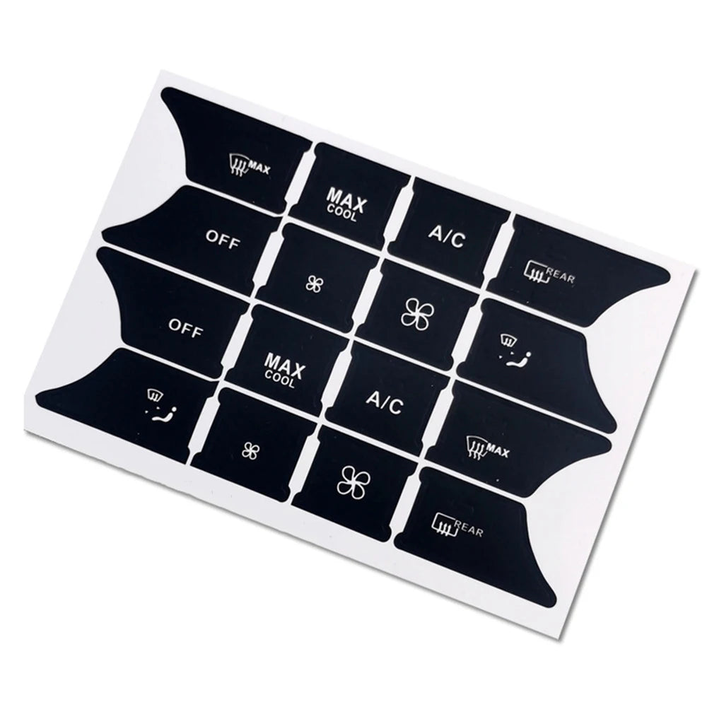Button Repair Decals Sticker Kit For Mercedes C E CLS SLK Class W204 W212 W218