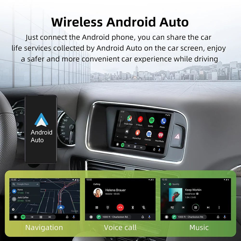 ANYFAR Wireless CarPlay Android Auto Interface Adapter For Audi A4 A5 Q5 2008-2018 MMI 3G  | AUTOKITSHOP