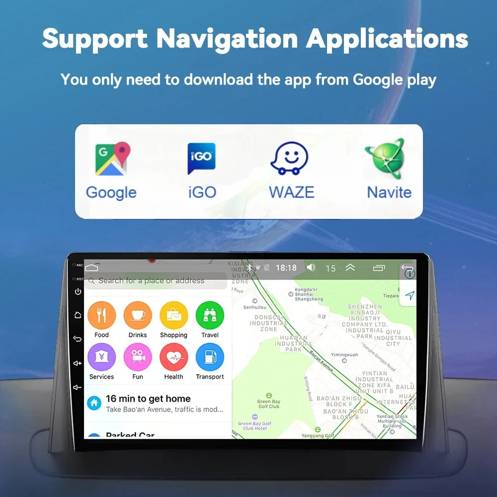 Carplay Android 14 For Opel Corsa E 2014 - 2019 Opel Adam Car GPS Navigation Multimedia Pl