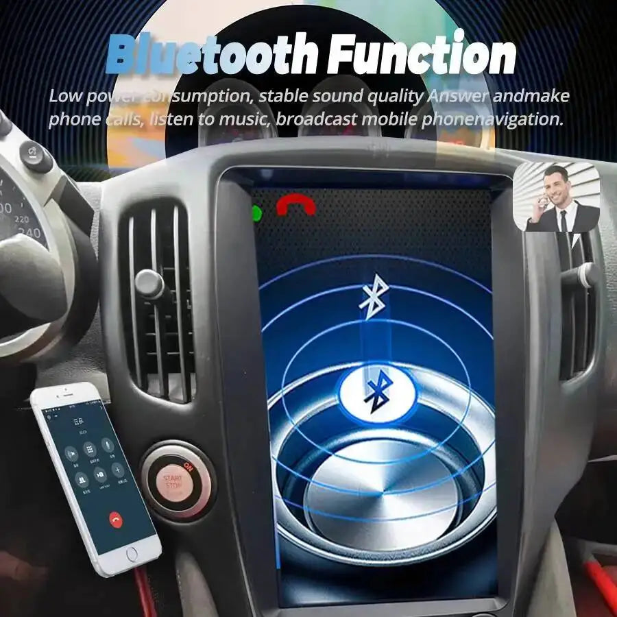 Stereo Auto Radio GPS Navigation Carplay 4G WiFi Head Unit 13.8" Android Screen Car Multim