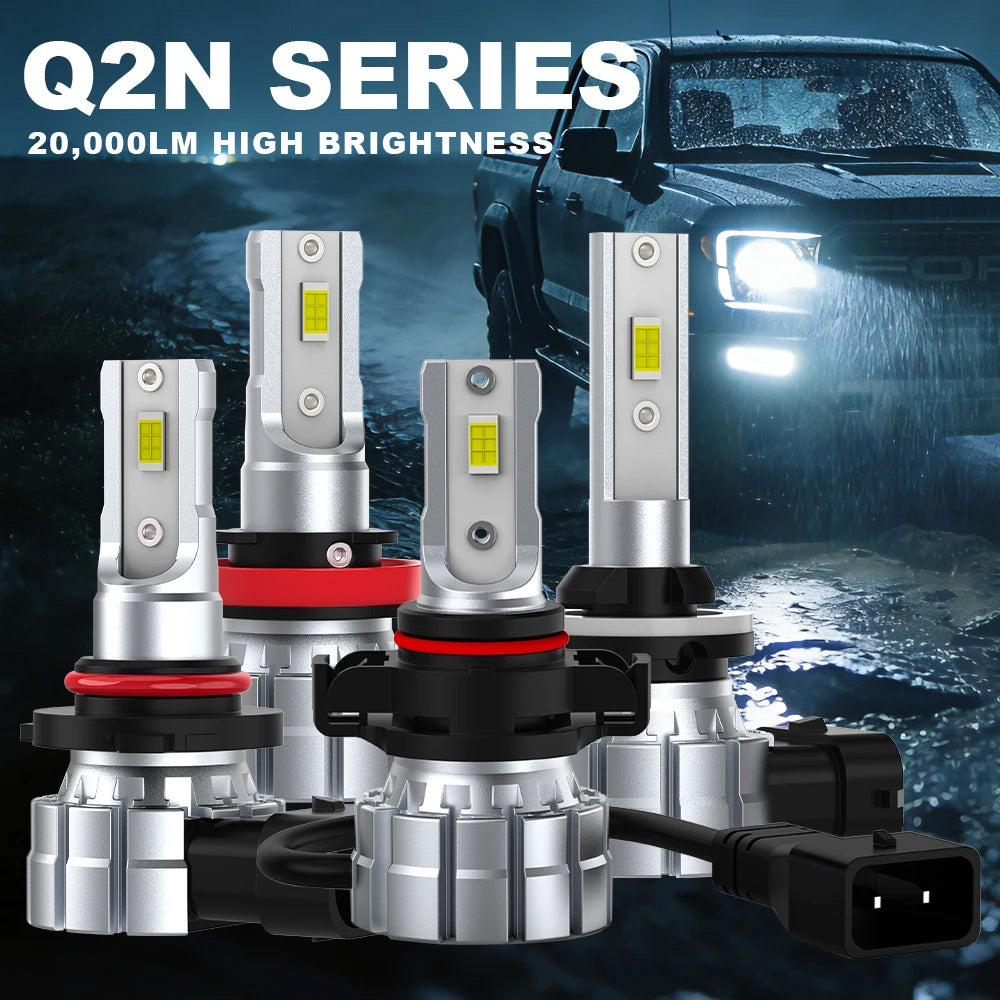 2-Piece LED Interior Light Kit for Q2N Canbus H8 H11 HB4 9006 PSX24W H27W/1 880 H27W/2 881 5202 - Canbus Error-Free B...