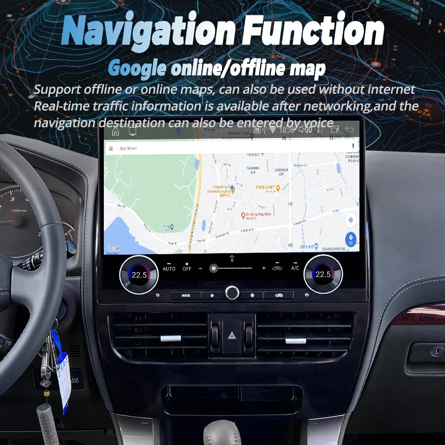 For Toyota Land Cruiser Prado 120 LC120 2002-2009 Car Radio Stereo Navigation Multimedia V | AUTOKITSHOP