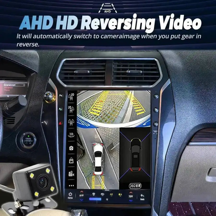 13.8inch Android14 Car Radio For Ford Explorer 2011-2019 Navigation 4G Auto CarPlay Video  | AUTOKITSHOP