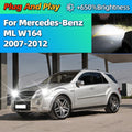 6000K LED Headlight HID D1S Replacement Canbus Upgrade Car Light For Mercedes Benz ML W164