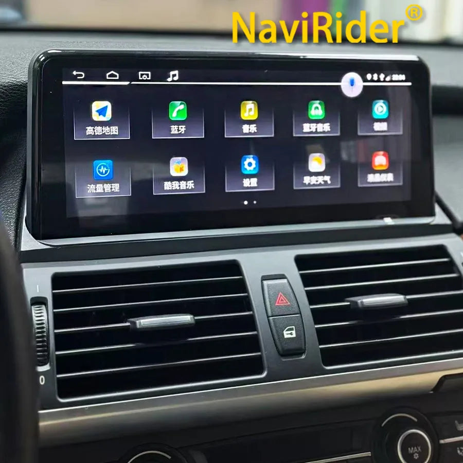 12.3" Android 15 Auto Car Radio For BMW X5 E53 X6 E70 E71 2007-2013 CIC CCC System Stereo  | AUTOKITSHOP