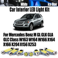 LED Interior Light Kit for Mercedes Benz M GL GLK GLA GLC Class W163 W164 W166 X164 X166 X204 X156 X253 Car Bulbs LED...