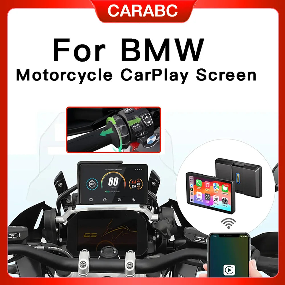For BMW motorcycle R1200GS R1250GS R1300GS ADV R1000 XR S1000 wireless carplay Android aut | AUTOKITSHOP