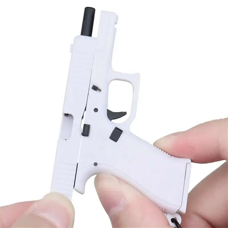 Tactical Pistol Shape Men's Keychain Mini Portable Decorations Detachable G45 Ke for Mini G45 - Automotive LED Light