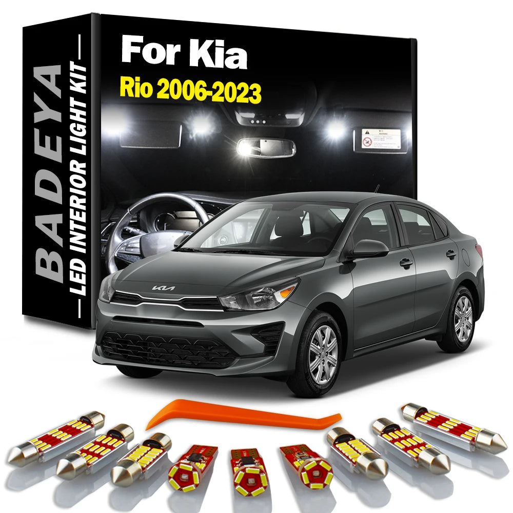 LED Interior Light Kit for Kia 2006-2018 - Canbus Error-Free Interior Bulbs