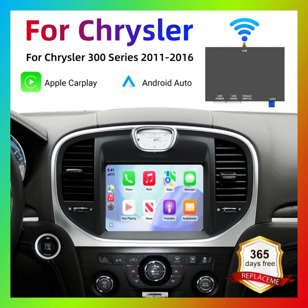 Wireless CarPlay Android Auto Retrofit Kit Decoder Box For Chrysler 300 Series 2011 2012 2 | AUTOKITSHOP