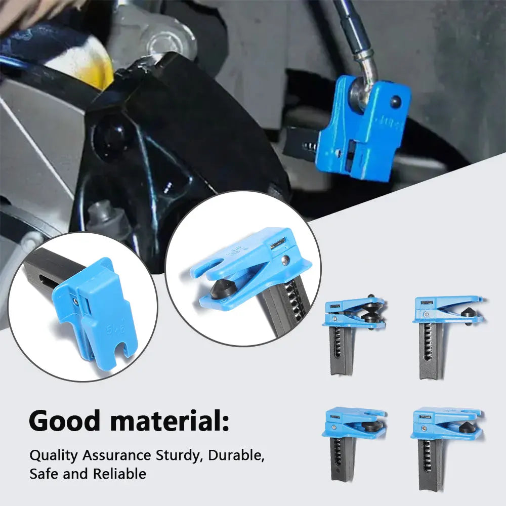 4Pcs Car Brake Oil Brake Clamp Pipe Plug Tool To Prevent Oil Spills Leak Proof Brake Lines Stopp - Automotive LED Light
