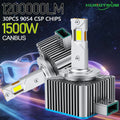 D1S D3S LED Headlight Bulbs 120000LM Canbus HID D2S D4S D8S D1R D2R D3R Led Car Lights Sup