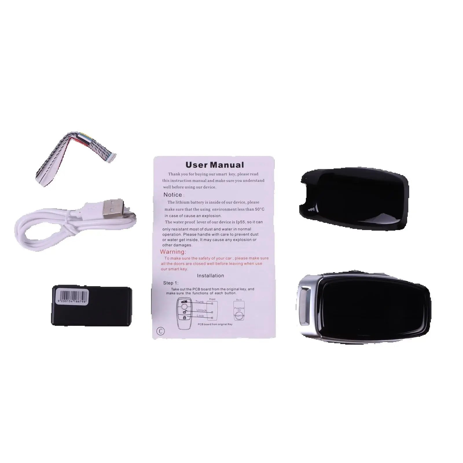 Smart Car Key FOR Generic Model 2005-2020 Keyless Entry Remote FCC ID Placeholder Car Acce