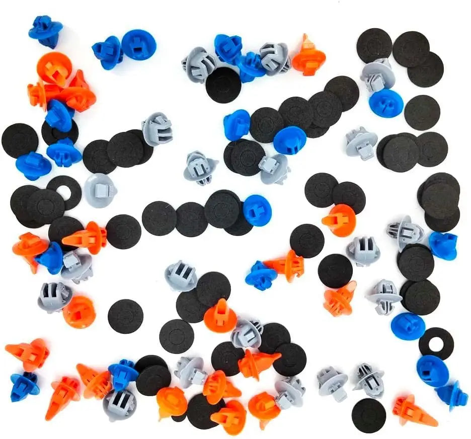 Front Door Trim Body Repair Panel Clip Assortment Kit For Toyota Prado 120