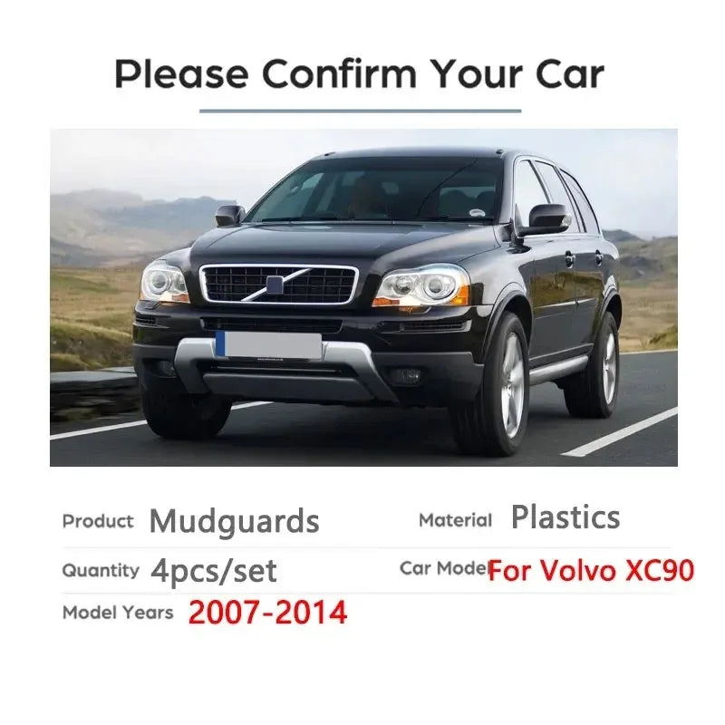 For VOLVO XC90 2007-2014 Mudflaps 2008 2009 2010 2011 2012 2013 Front Rear Car Mud Flaps S | AUTOKITSHOP