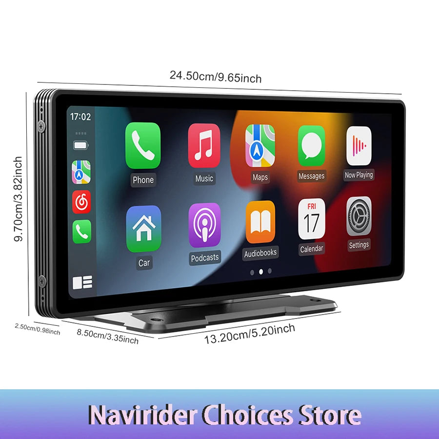 10.26inch Android Auto Wireless CarPlay Car Radio WiFi GPS FM HD Bluetooth Multimedia Touc