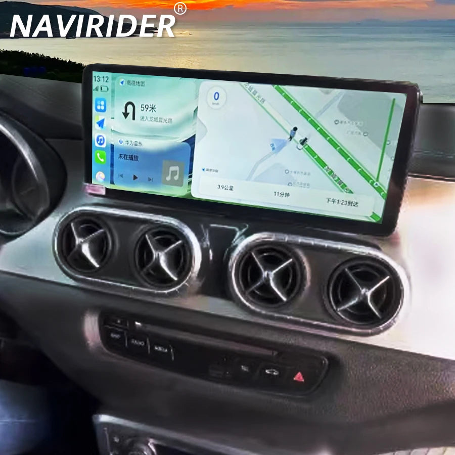 12.8Inch Screen Car Radio For Benz X Class X200 X220d W470 2017 - 2020 GPS Android 2400x96 | AUTOKITSHOP