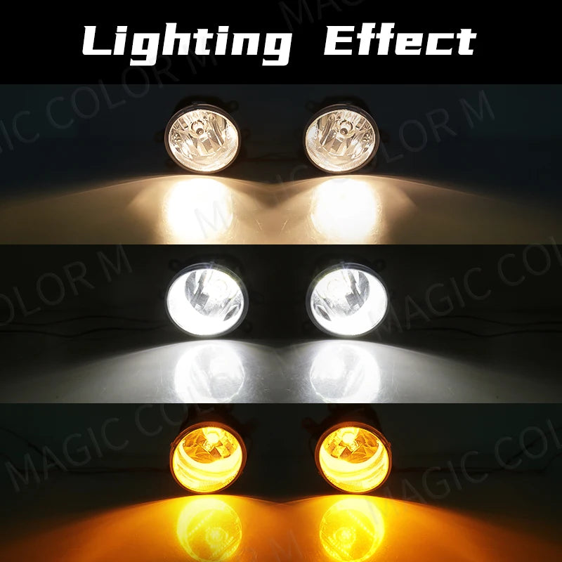 For Toyota Auris 2014 2015 Fog Lights Headlight LED Front Driving Fog Lamp Kit Cover Grill | AUTOKITSHOP