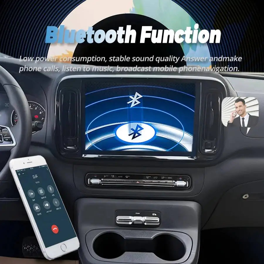 13inch For Mercedes Benz Vito 116 W447 2024 Car Multimedia Video Player Stereo GPS Screen