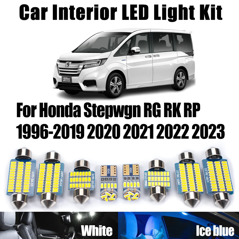 LED Interior Light Kit for Honda Stepwgn RG RK RP 1996- 2017 - Canbus Dome Map Door Trunk Bulbs | AUTOKITSHOP
