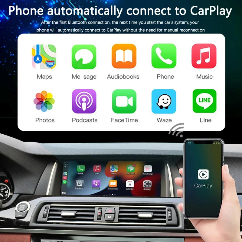 Wireless CarPlay Android Auto module For BMW NBT、CIC 1 2 3 4 5 7 Series F20 F21 F23 F30 F3