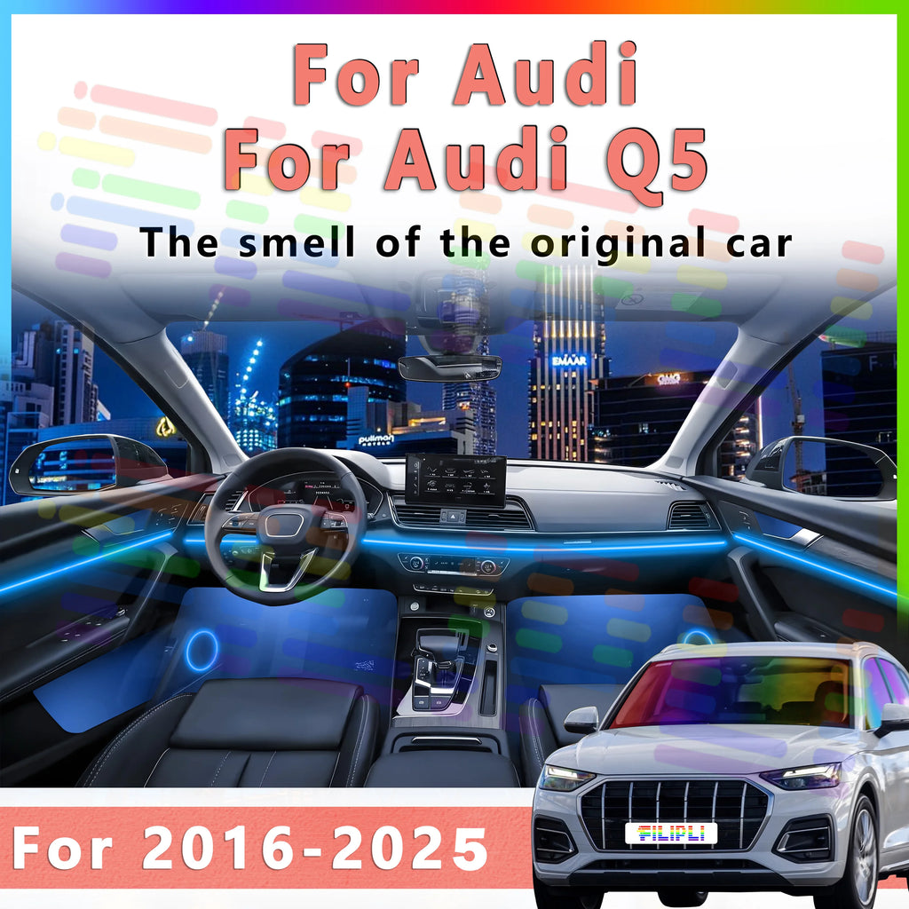 RGB - Ambient Light - for Audi Q5 2016-2025 - App Control - Car Interior Lighting | AUTOKITSHOP