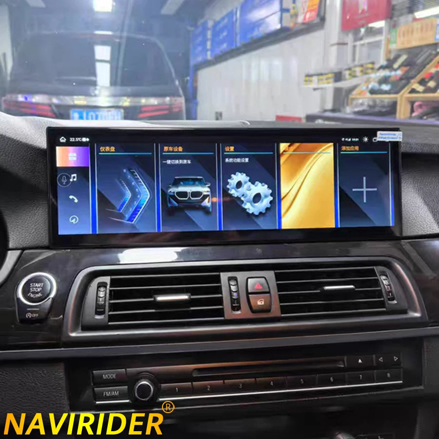 Navigation 14.9" For BMW 5 Series F10 F11 F18 2011-2017 NBT CIC Android Screen Carplay Aut