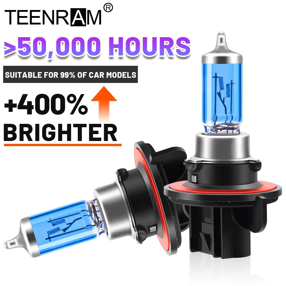 Super Bright H7 Halogen Headlight Bulbs 12V Car Headlamps 100W H1 H4 H11 9005 9006 5202 88