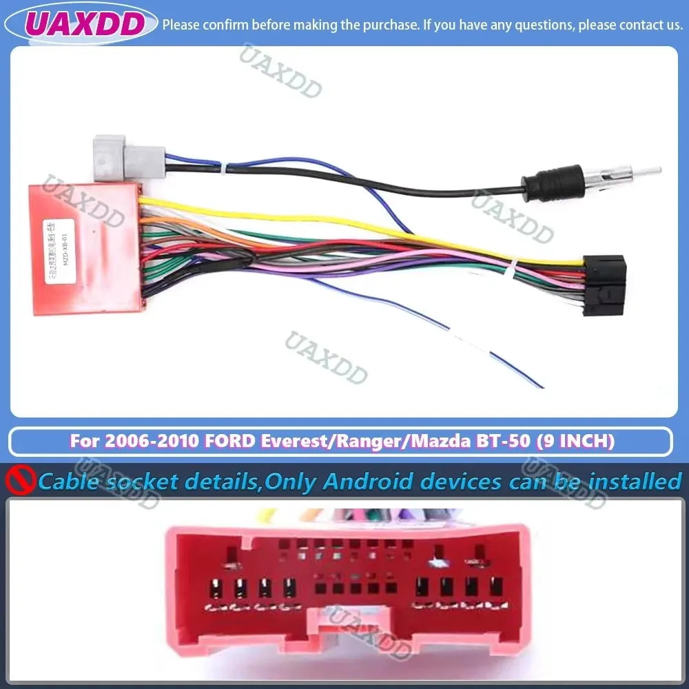 For 2006-2010 FORD EVEREST RANGER MAZDA BT-50 9INCH Car Radio Fascias Android MP5 CD GPS P
