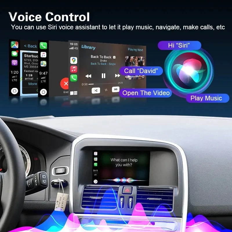 Wireless Carplay Box For Volvo V40 V60 XC60 S60 S80 Before 2014 Multimedia Android Auto Ｍo