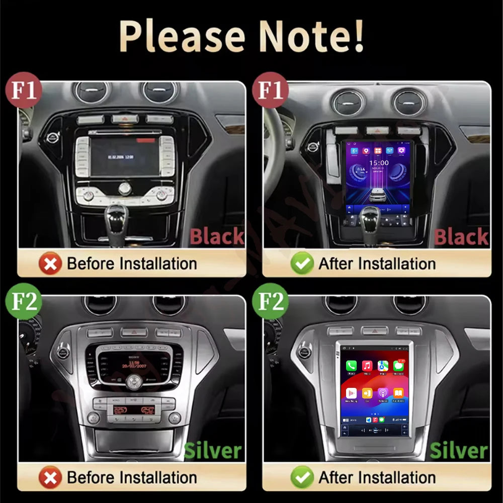 9.7 lnch Android 16 Auto Car Radio For Ford Mondeo 4 2006-2010 Multimedia Video Player 4G+
