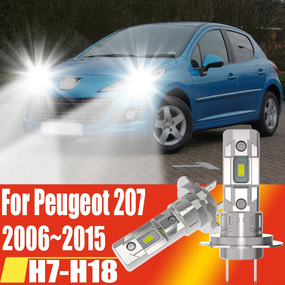 H7 Led Headlight Canbus High Power Car Bulb White 6000K Auto Fog Lights Moto Turbo Diode L