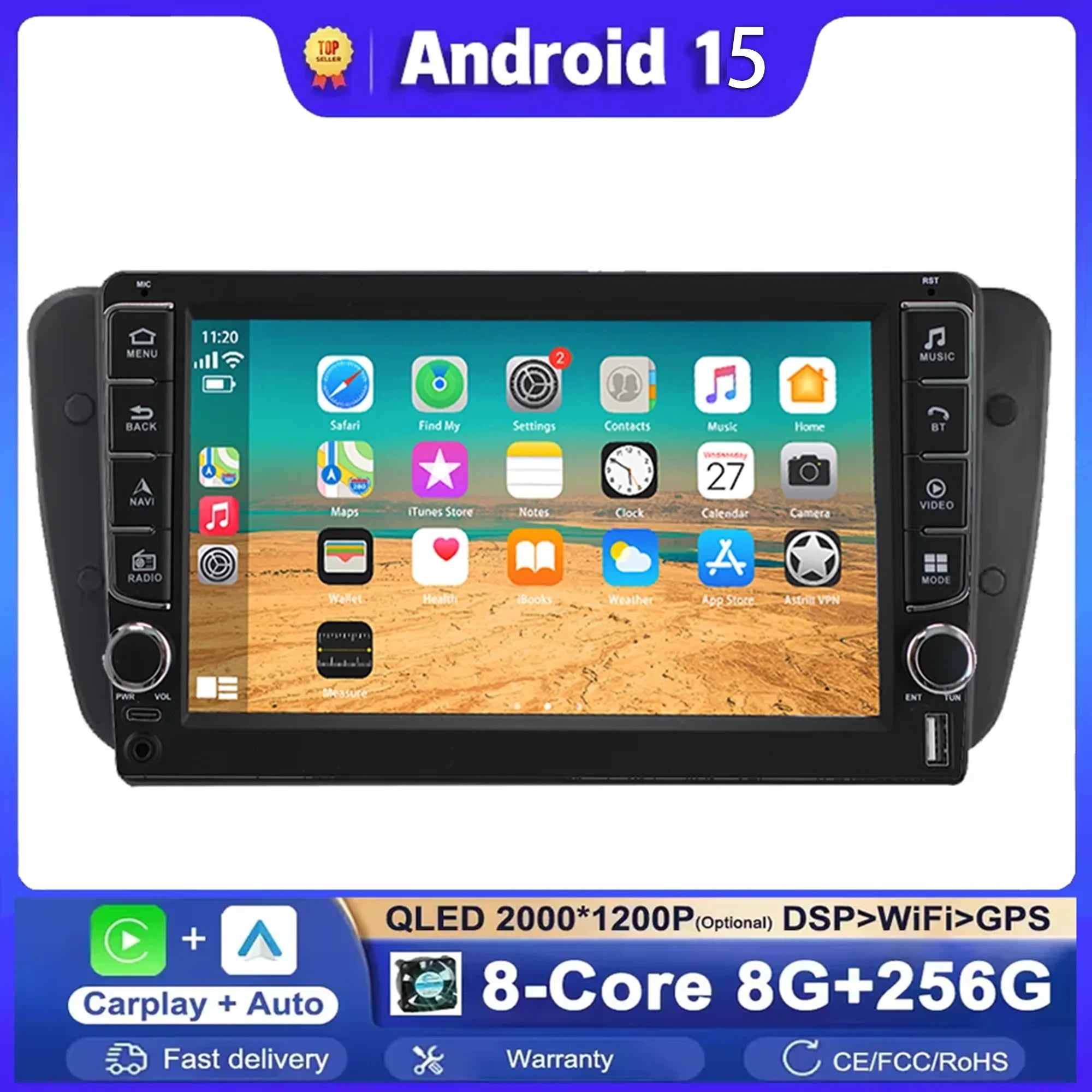 For Seat Ibiza 6J 2009 - 2013 Car Radio Android 15 Intelligent Systems Auto Stereo Multime | AUTOKITSHOP