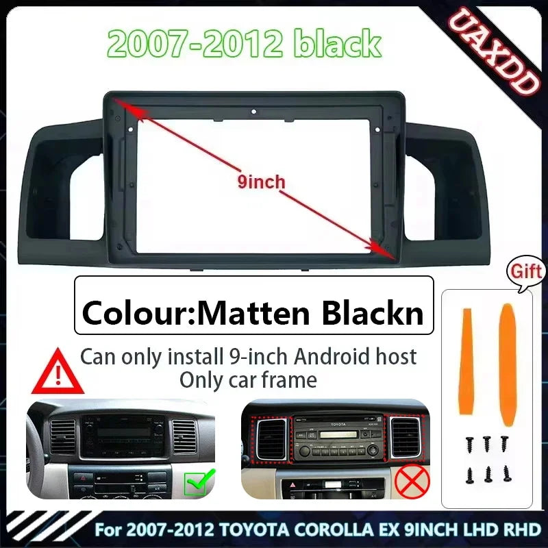Car DVD MP5 Player Radio Android Stereo Harness Screens Cable Frame Air Conditioning Vent