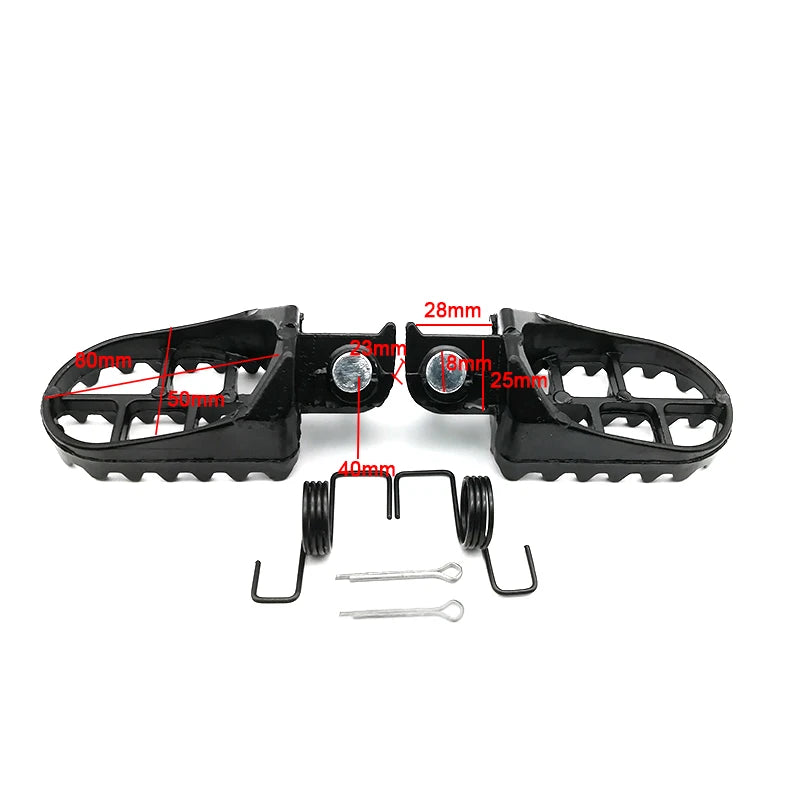 Foot Pegs Rests For Yamaha PW50 PW80 TW200 PW 50 80 TW 200 Dite Bike
