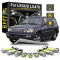 15-Piece LED Interior Light Kit for Lexus LX 470 LX470 1998-2002 - Canbus Dome Map Door Trunk Bulbs | AUTOKITSHOP