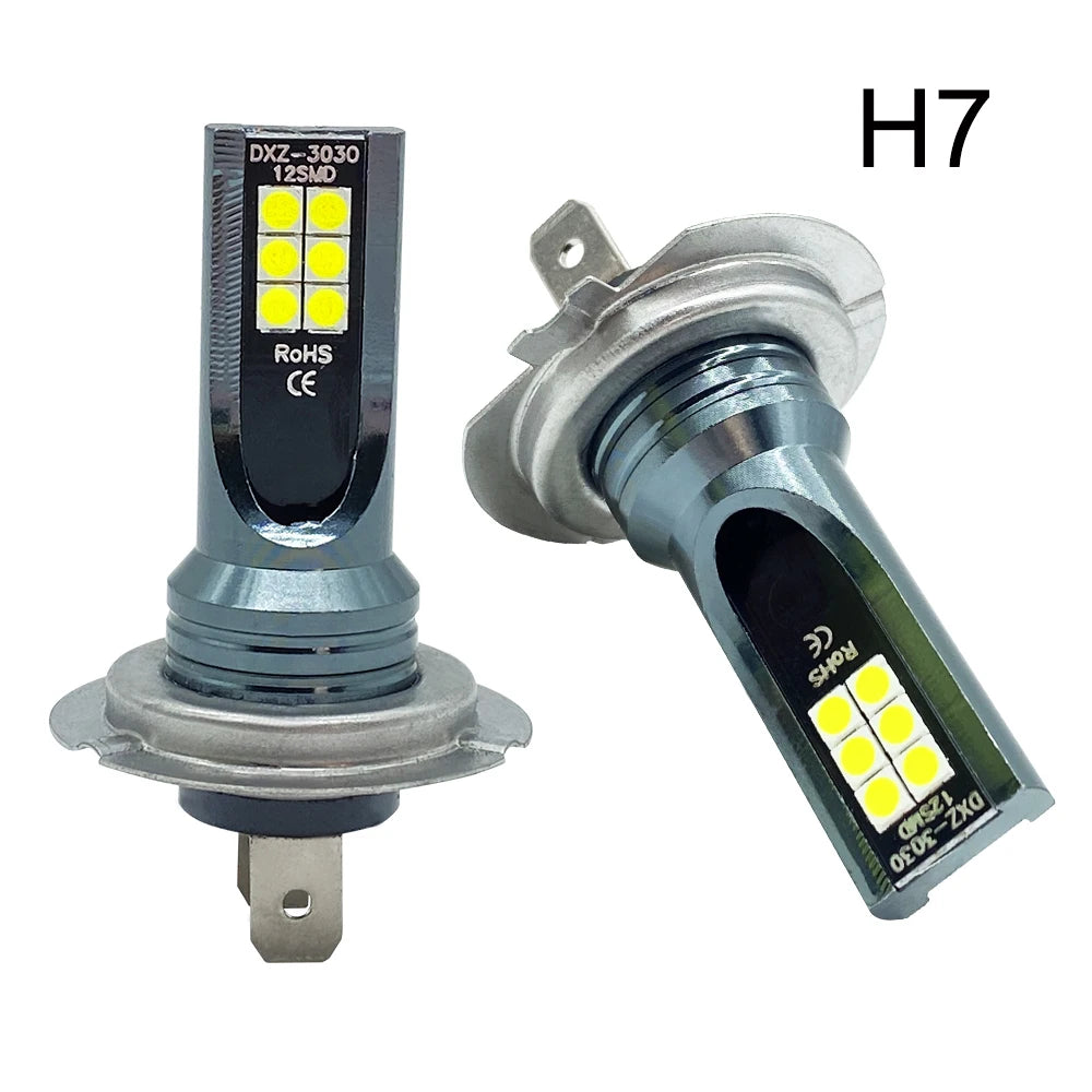 2x Led Light 9005 HB3 9006 HB4 12000LM Super Bright H4 H7 H11 H8 H9 H16JP H1 H3 Car Fog Li