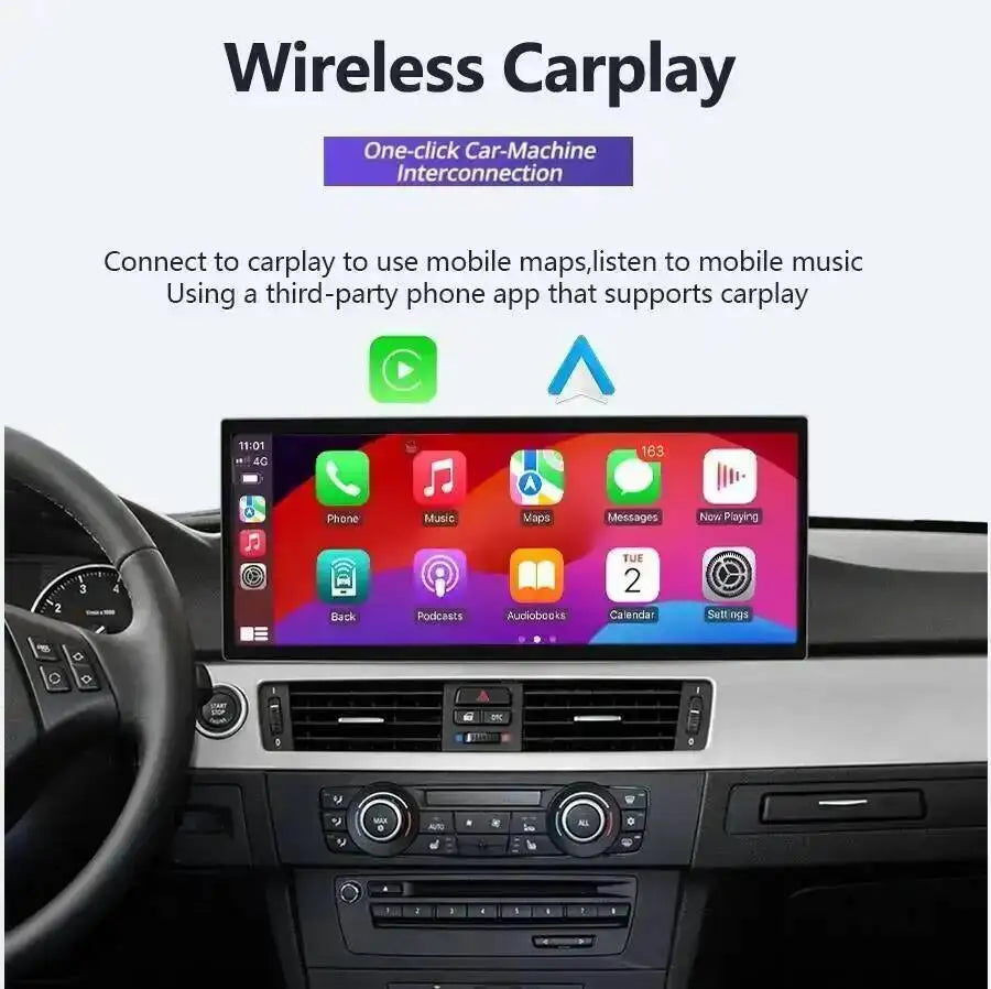 15.8" Car Radio For BMW 5 Series F10 F11 F18 2011-2017 CIC NBT System GPS Navigation Multi