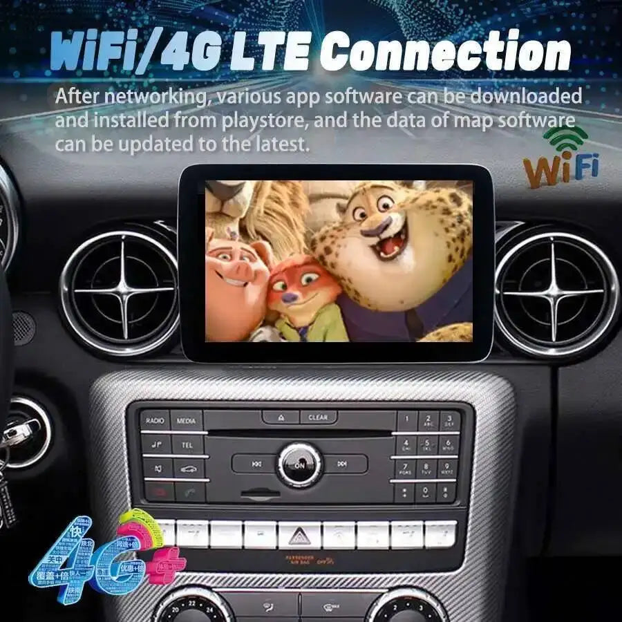 9“ Android 15 Car Radio Screen For Benz SL SLK SLC300 SLC200 SLC43 R172 2011-2019 GPS Carp | AUTOKITSHOP