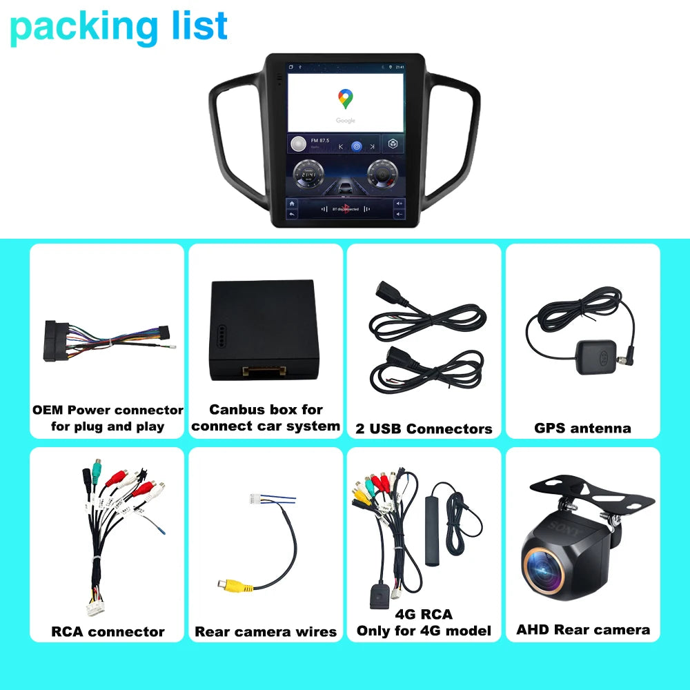 Android 15 For Chery Tiggo 5 2014 - 2016 Car Radio Stereo QLED DSP Carplay GPS Navigation