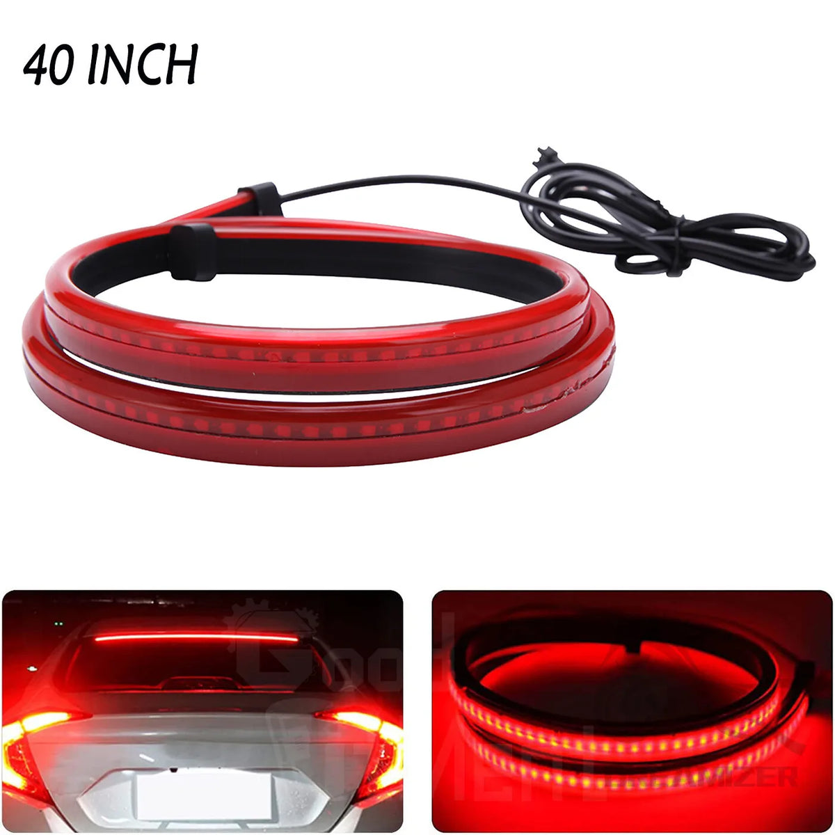 40Inch LED Third Brake Light Strip Bar 5 Function Sequential Turn Signal Brake Running Double Fl - Canbus LED Car Light